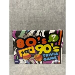 Outset Media 80s 90s Trivia Game Pop Culture Retro Card Game New Sealed